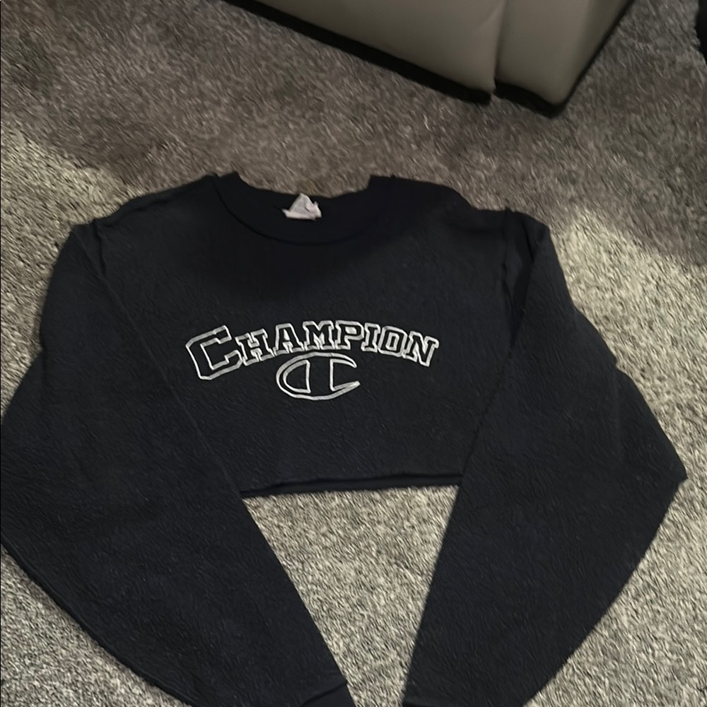 Champion Black Crew Neck Sweater